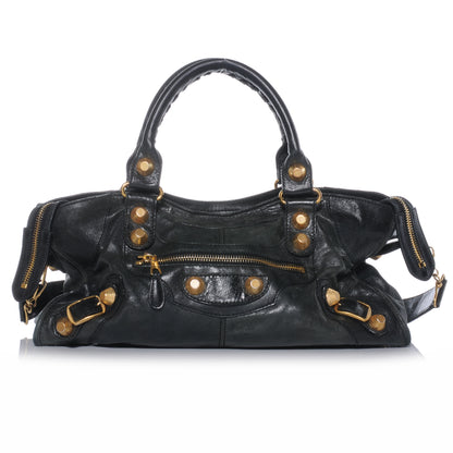 Balenciaga Agneau Giant 21 Gold Hardware Part Time Black 1 of 7