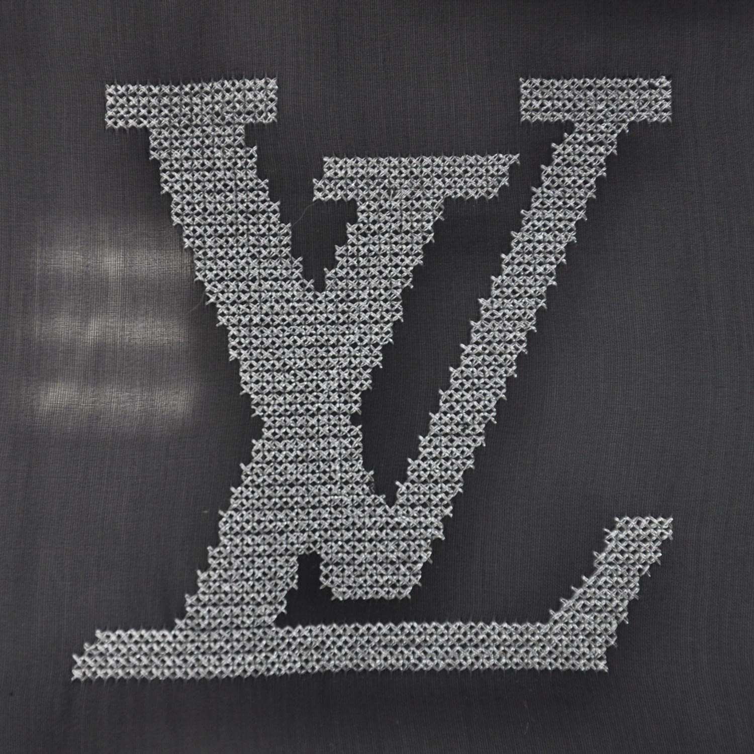 Louis Vuitton Silk Stole Scarf Metallic Monogram 4 of 7