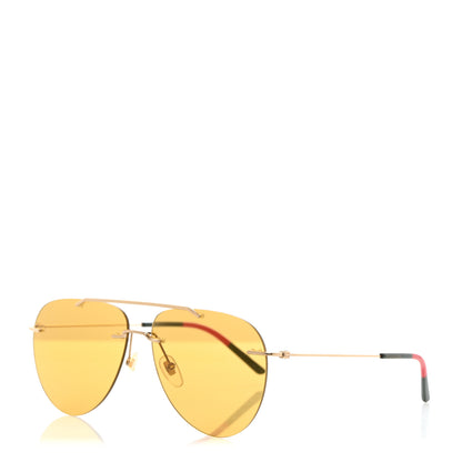 Gucci Web Aviator Sunglasses GG0397S Brown 1 of 8