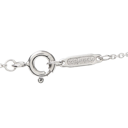 Tiffany Sterling Silver Notes I Love You Square Pendant Necklace 5 of 5