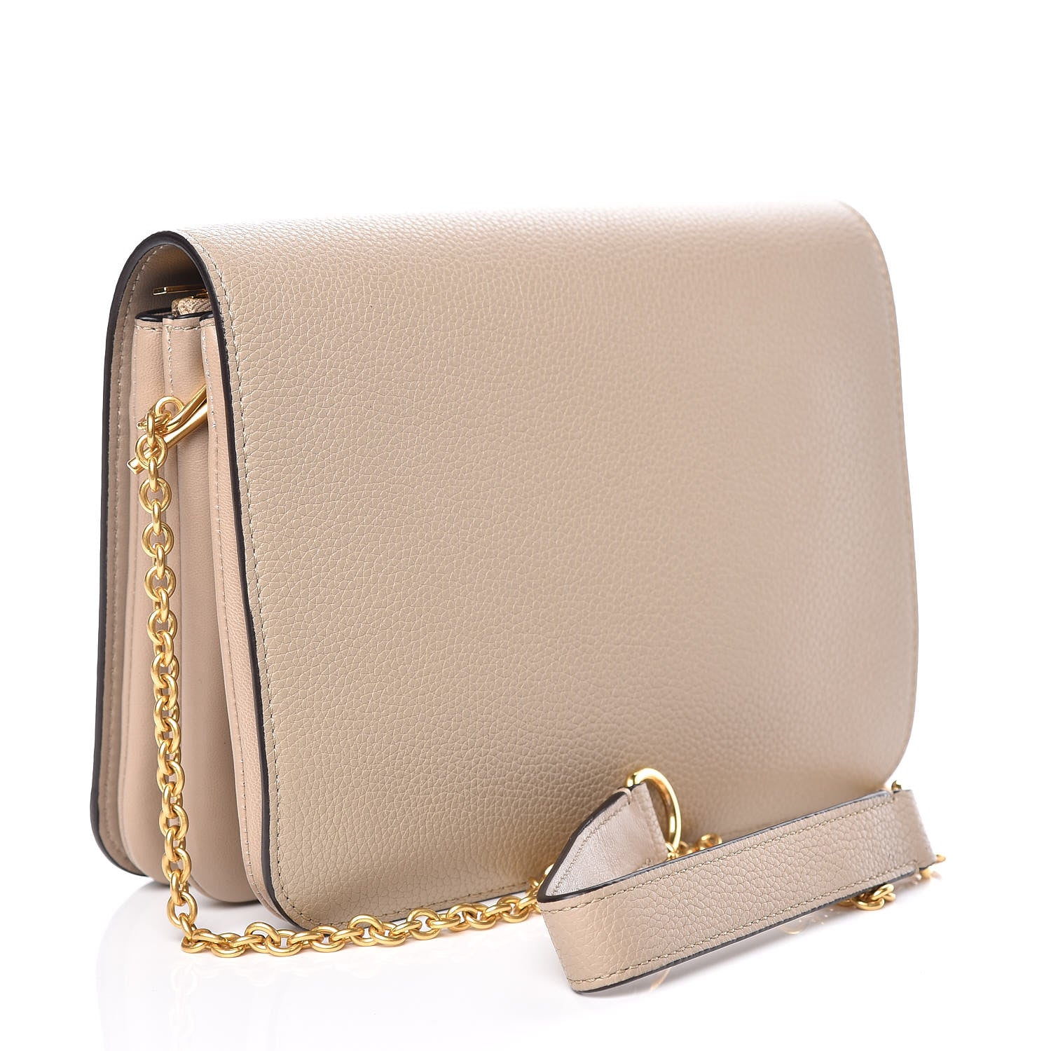 Mulberry Classic Grain Calfskin Small Clifton Flap Dune 3 of 10