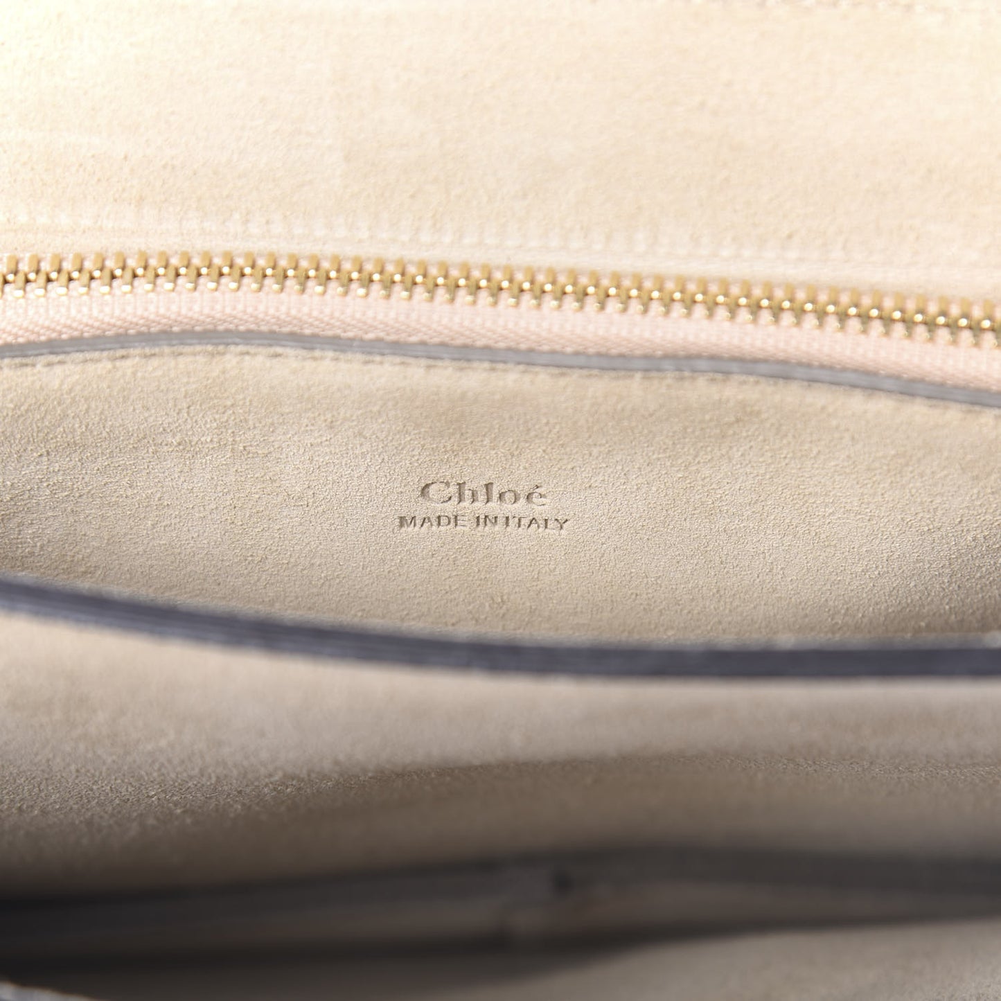 Calfskin Suede Medium Faye Shoulder Bag Motty Grey