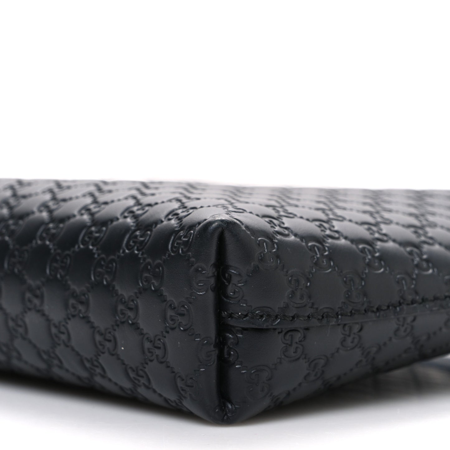 Microguccissima Flat Crossbody Black