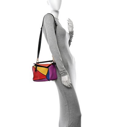 Loewe Calfskin Small Puzzle Bag Multicolor Black 2 of 11