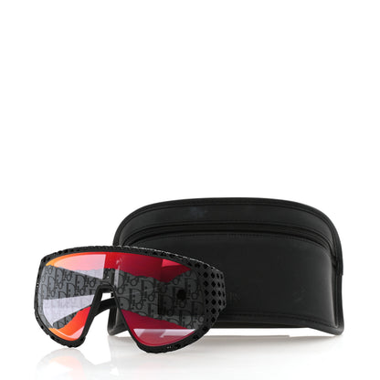 Christian Dior Acetate Nylon Cannage Oblique Mask Dior3D M1U Sunglasses Black Smoke 7 of 7