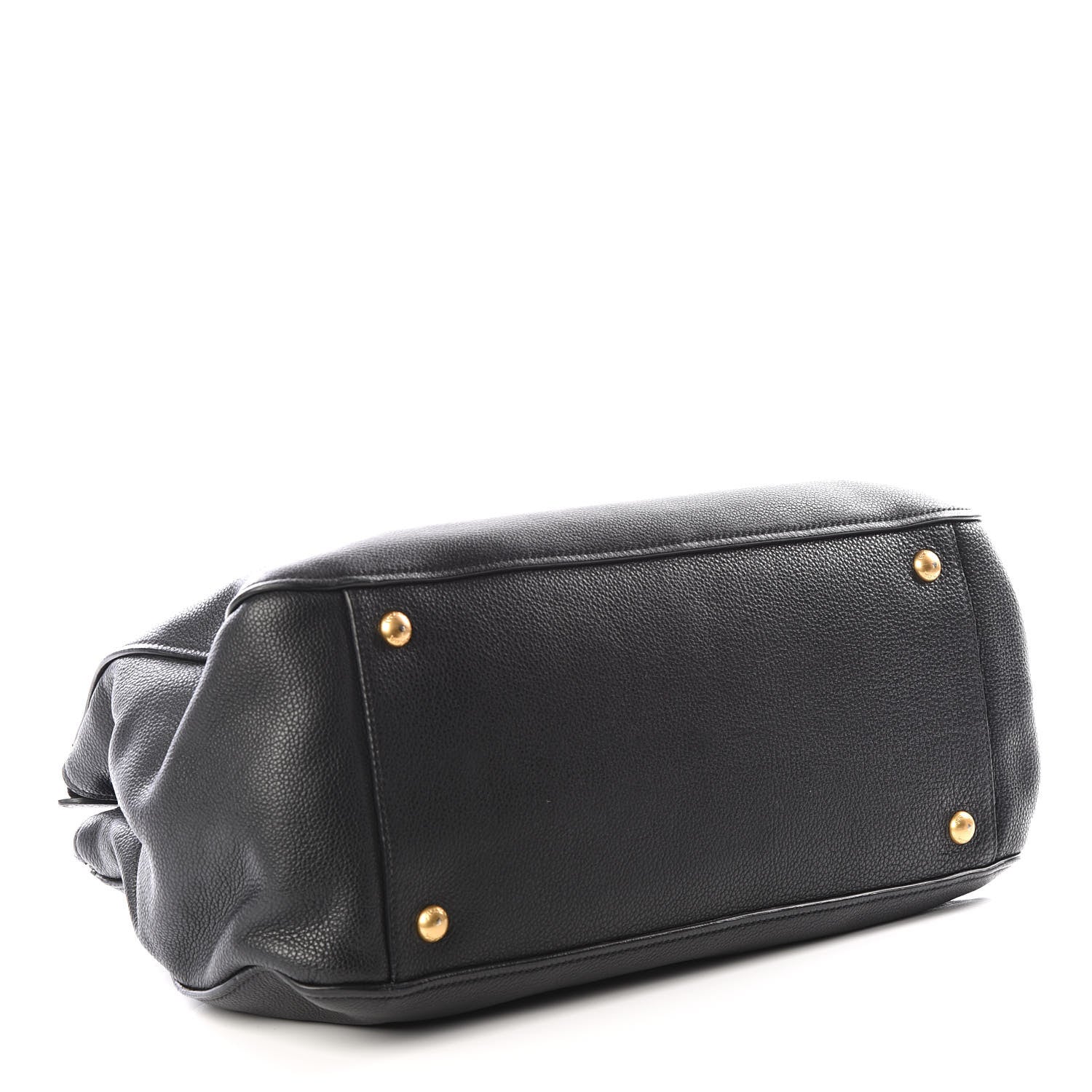Prada Vitello Daino Shoulder Bag Black 3 of 10