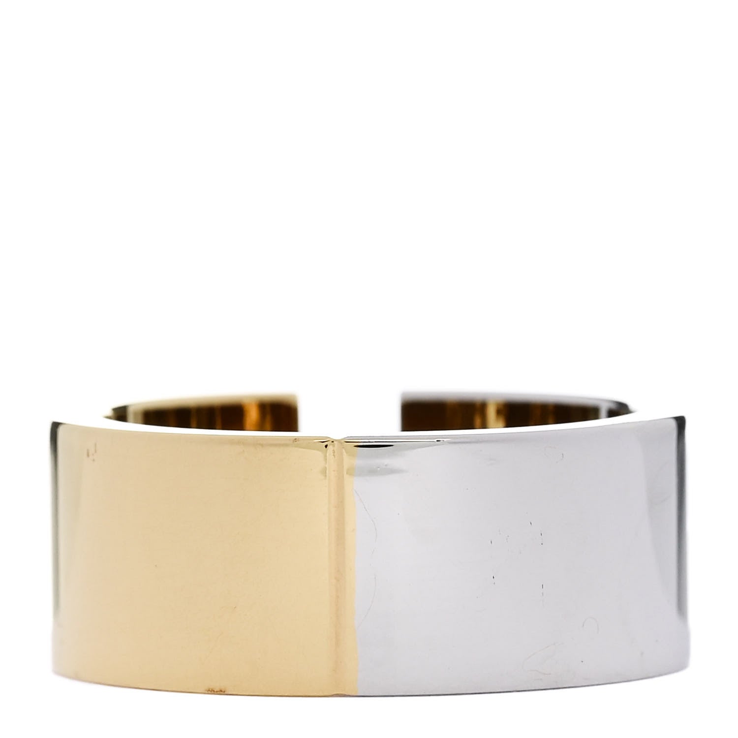 Fendi Metal FF Ring S 59 8.75 Gold Silver 3 of 5