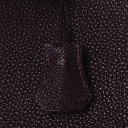 Hermes Togo Birkin 30 Raisin 18 of 31