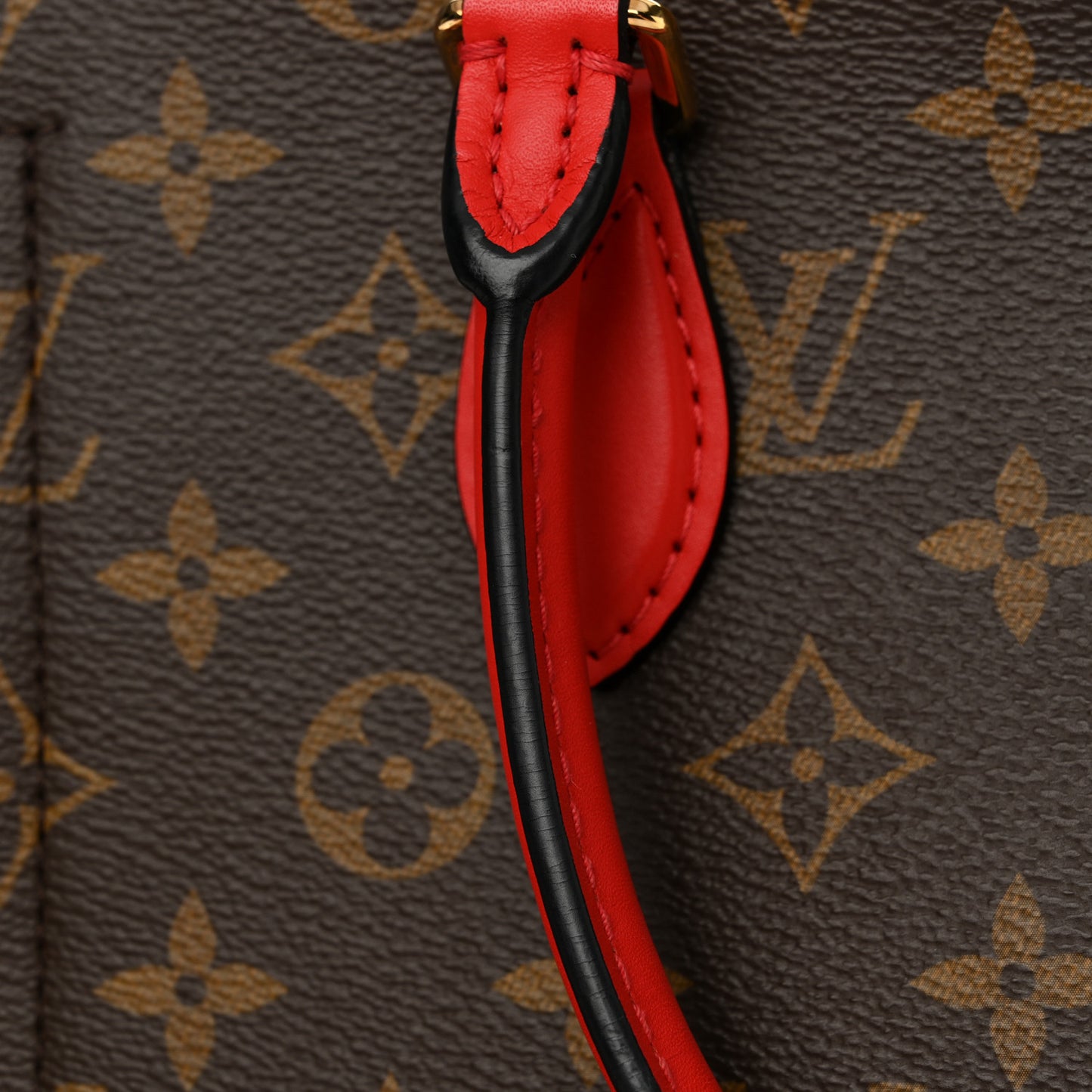 Monogram Flower Tote Coquelicot