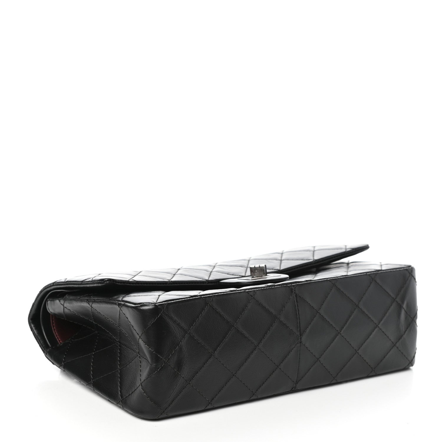 Chanel Aged Calfskin Quilted 2.55 Reissue 226 Flap Black 4 of 10