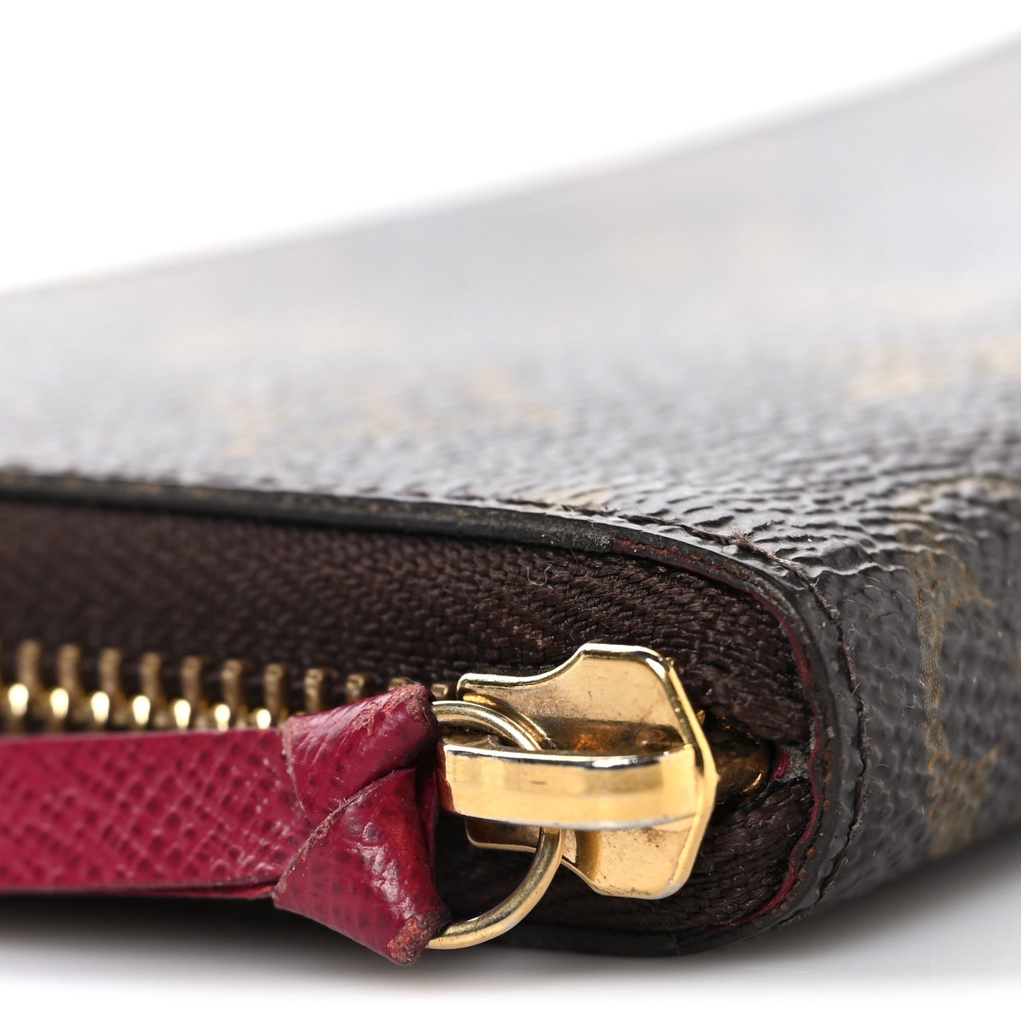 Monogram Clemence Wallet Fuchsia