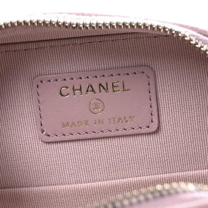 Chanel Caviar Quilted Clutch With Chain Light Pink 6 of 13