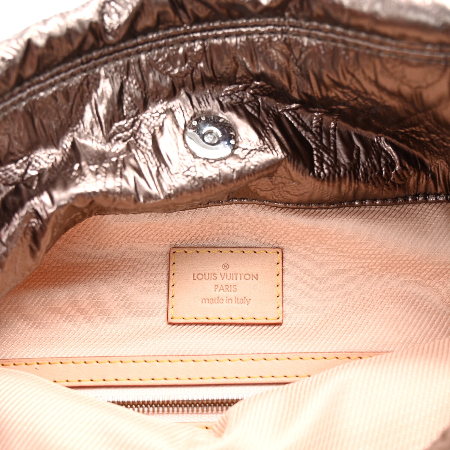 Louis Vuitton Jacquard Quilted Monogram Limelight Clutch MM Rose Gold 6 of 6