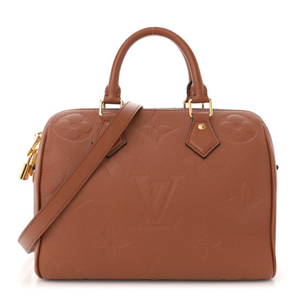 Louis Vuitton Empreinte Monogram Giant Speedy Bandouliere 25 Cognac 1 of 9
