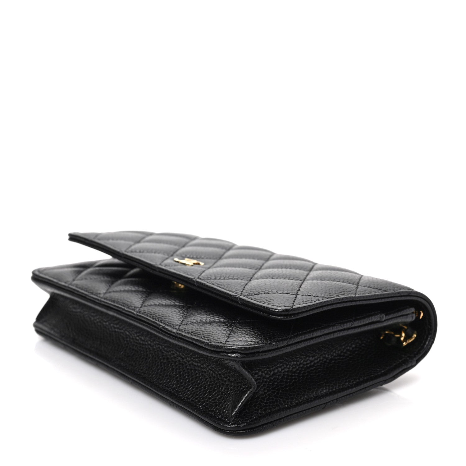 Chanel Caviar Quilted Wallet on Chain WOC Black 7 of 7