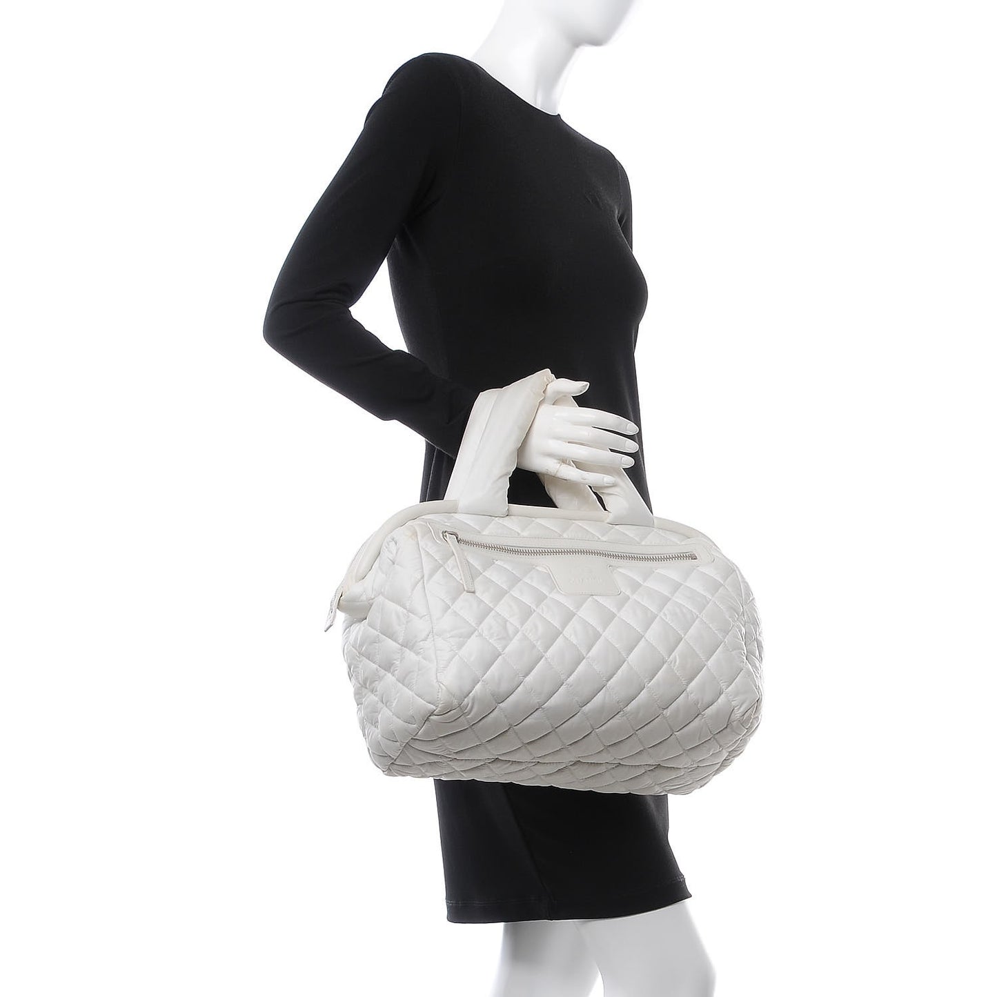 Nylon Coco Cocoon Bowler White