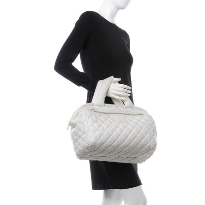 Chanel Nylon Coco Cocoon Bowler White 2 of 7