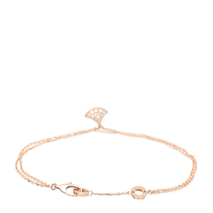 Bulgari 18K Rose Gold Diamond Divas' Dream Bracelet 3 of 5