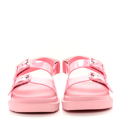 Gucci Rubber Mini Double G Womens Isla Dad Sandals 37 Wild Rose 2 of 11