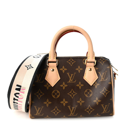 Louis Vuitton Monogram Speedy Bandouliere 20 Black 1 of 10