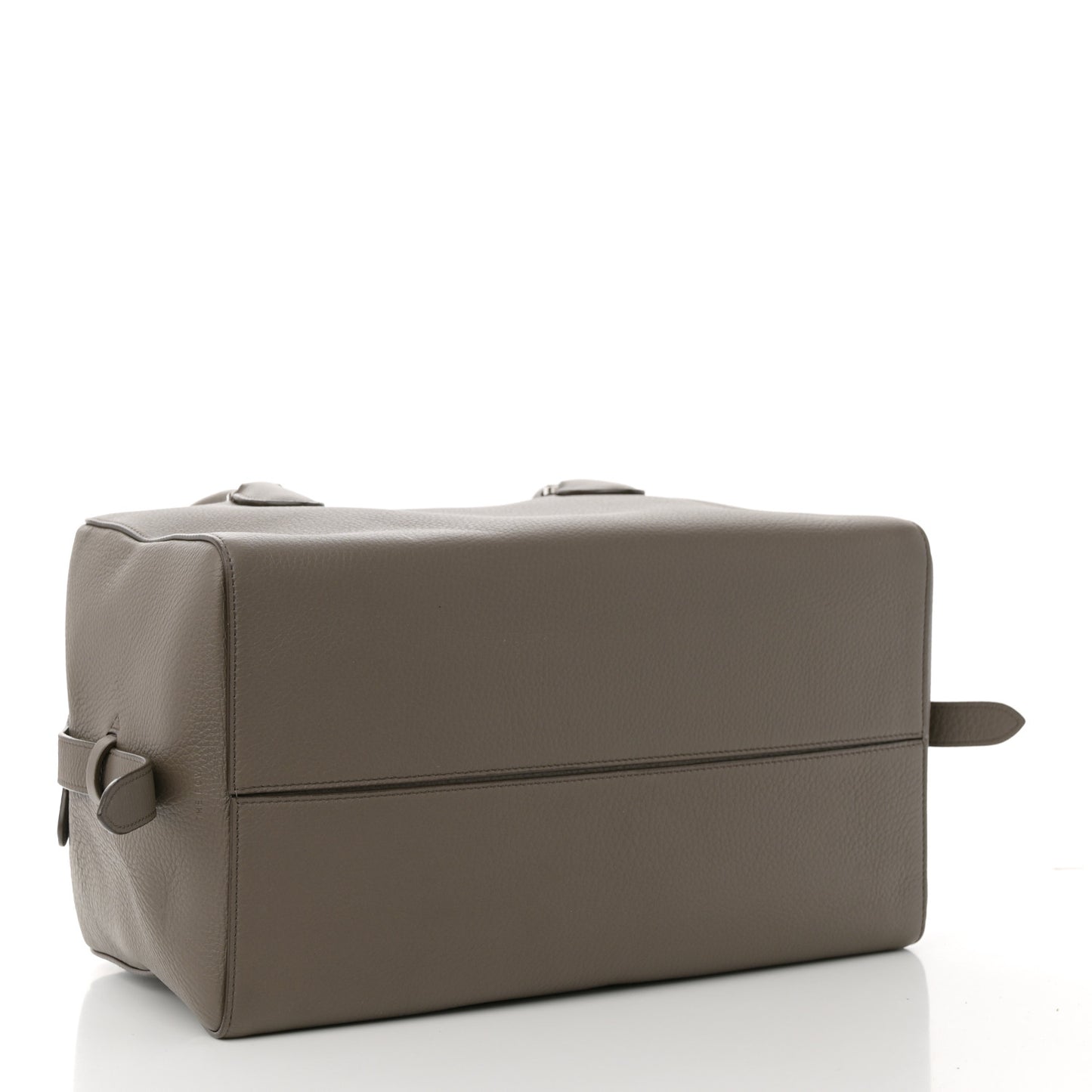 Grained Calfskin EW Bowling Bag Elephant