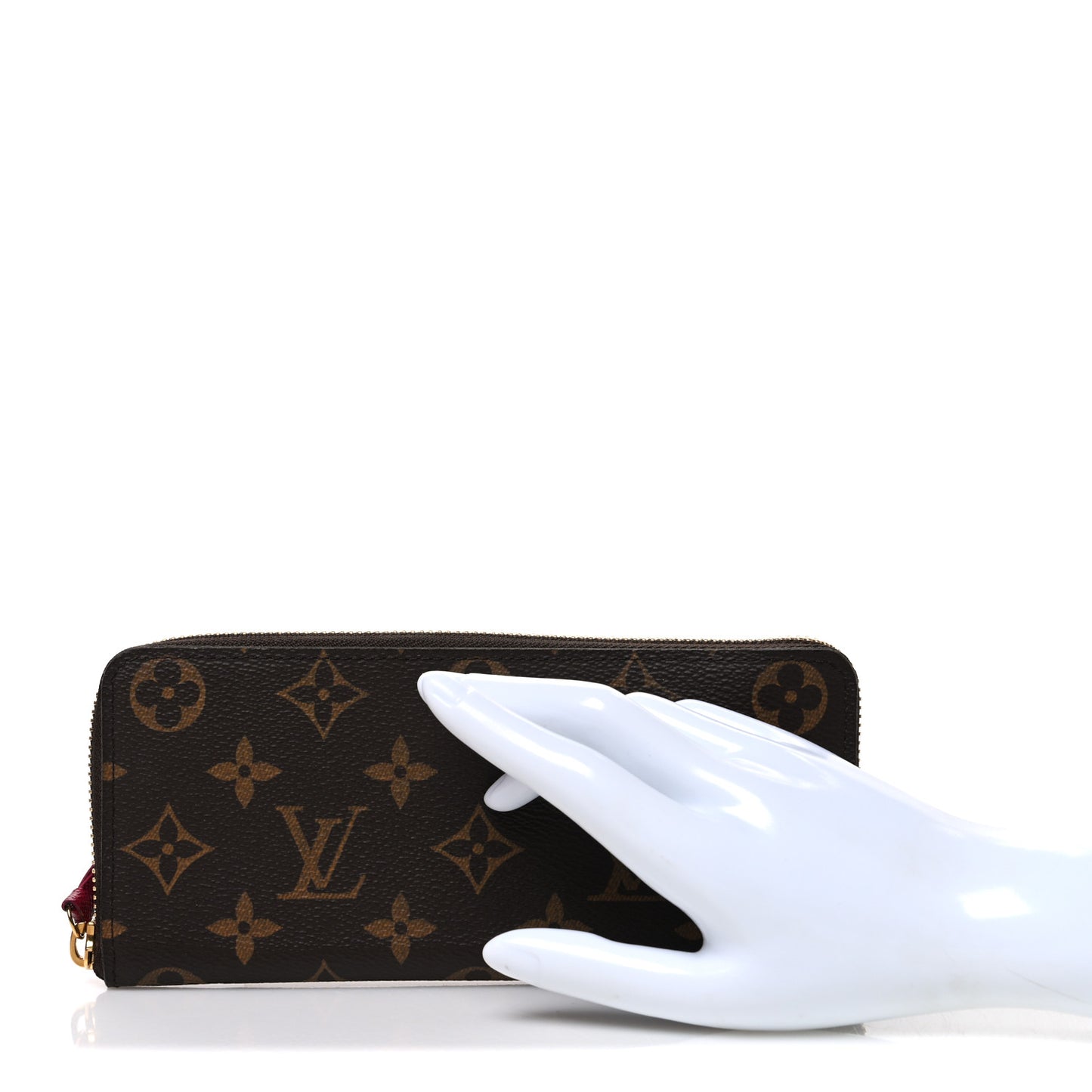 Monogram Clemence Wallet Fuchsia