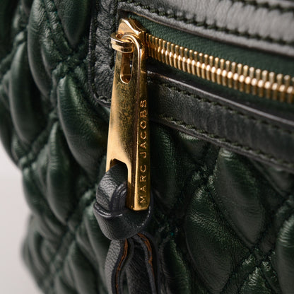 Marc Jacobs Calfskin Quilted Stam Green 8 of 9