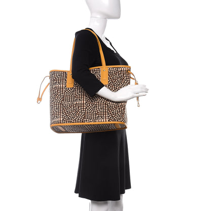 MCM Visetos Medium Liz Reversible Shopper Tote Cognac Yellow 2 of 15