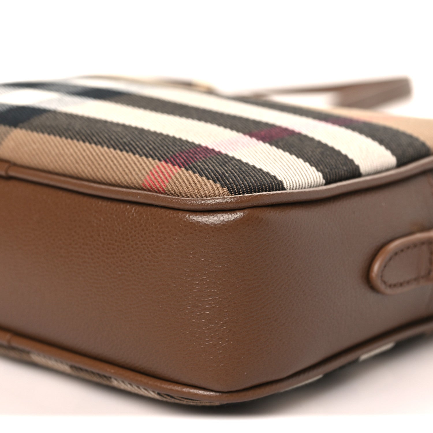 Burberry Calfskin House Check Camera Bag Earth 1904185 – FASHIONPHILE