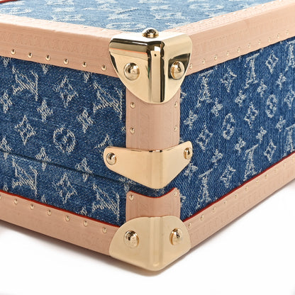 Louis Vuitton Monogram Denim Petite Valise Blue 8 of 10