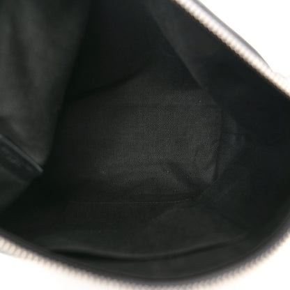 Loewe Supple Smooth Calfskin Jacquard Small Cubi Crossbody Bag Asphalt Grey 7 of 12