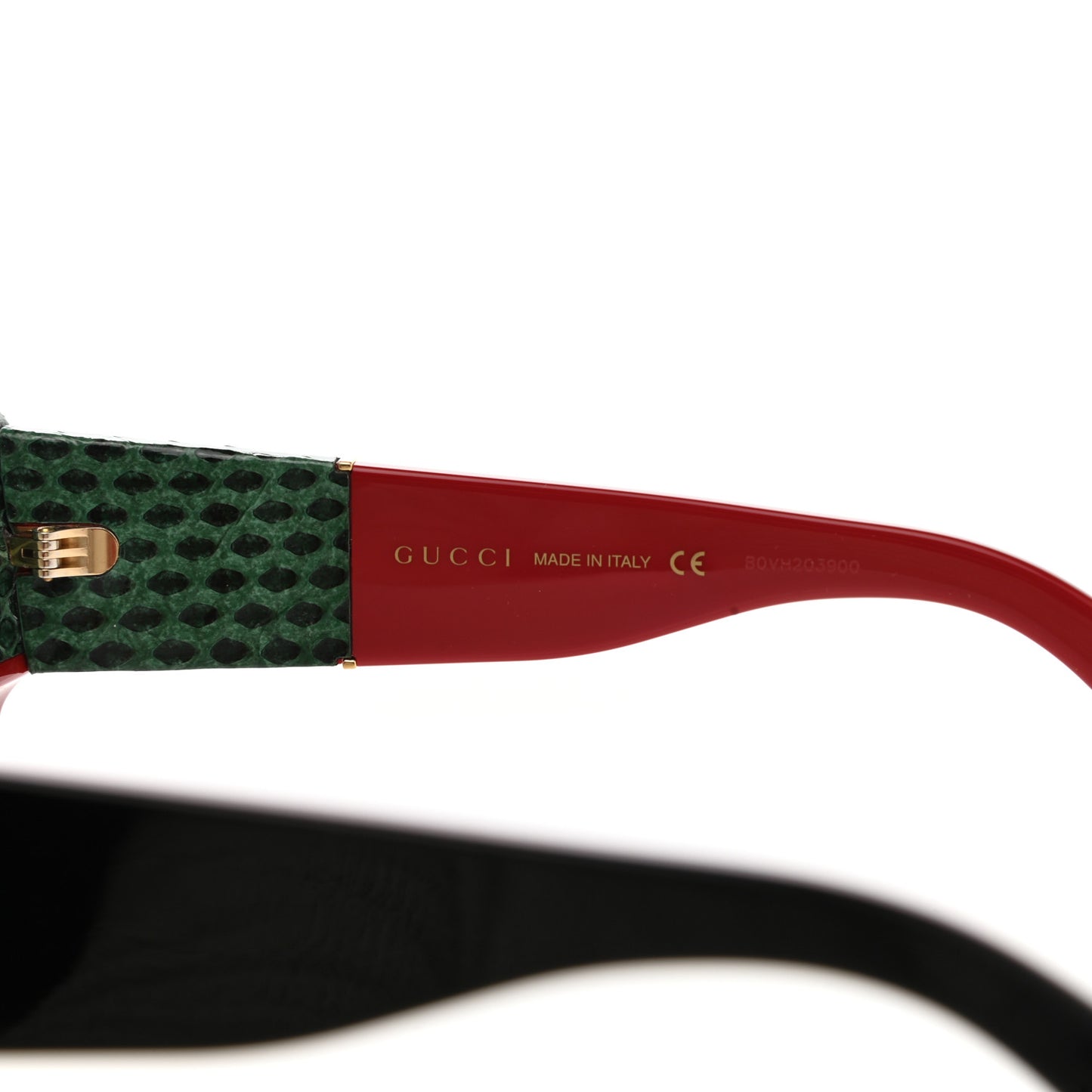 Snakeskin Acetate Square Sunglasses GG0484S Multicolor