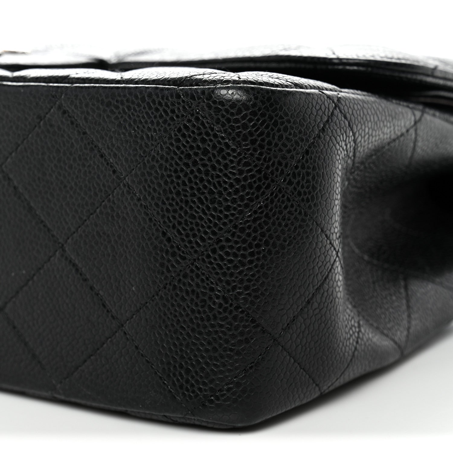 Chanel Caviar Quilted Jumbo Double Flap Black 10 of 14