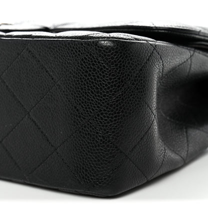 Chanel Caviar Quilted Jumbo Double Flap Black 10 of 14