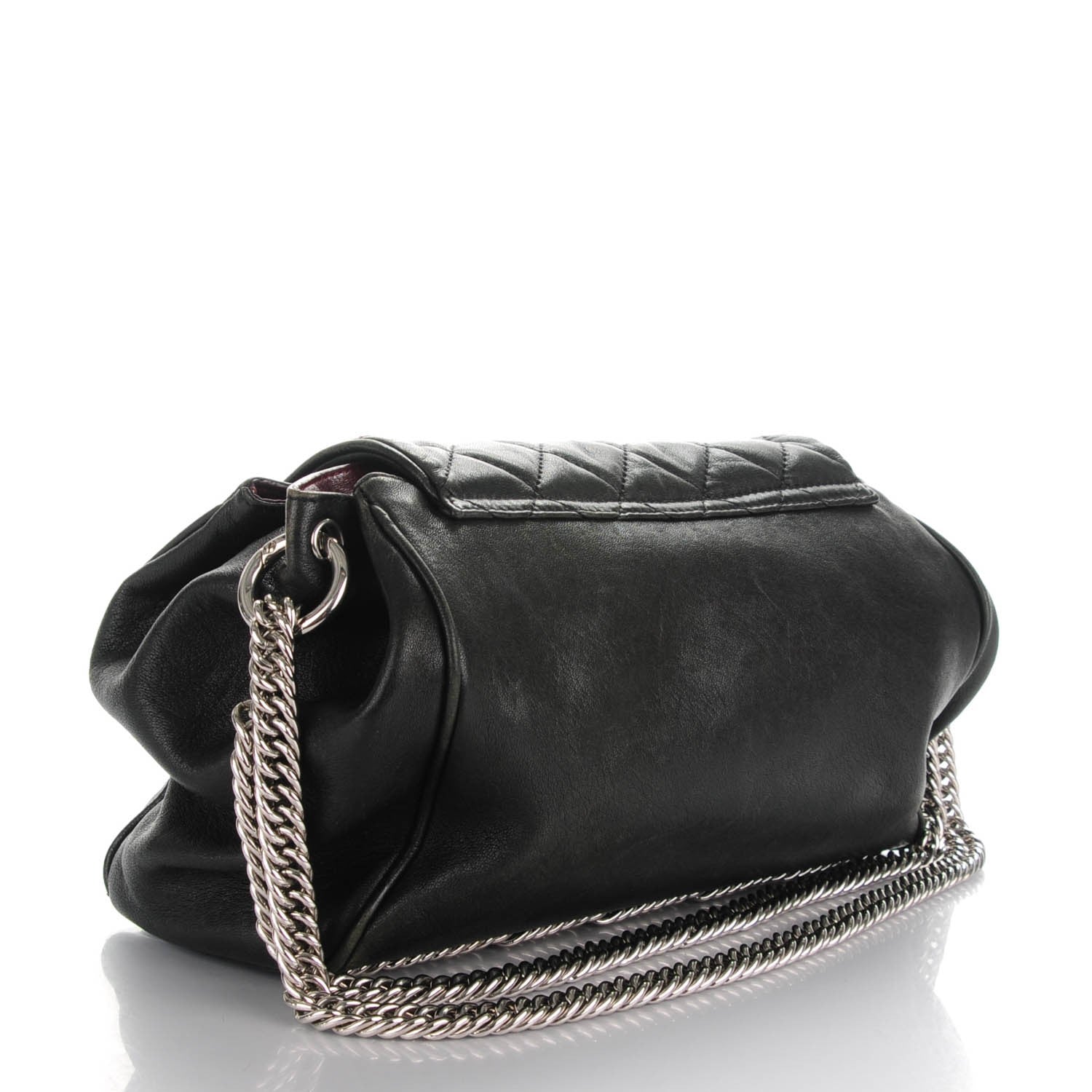 Chanel Lambskin Accordion Flap Black 3 of 7