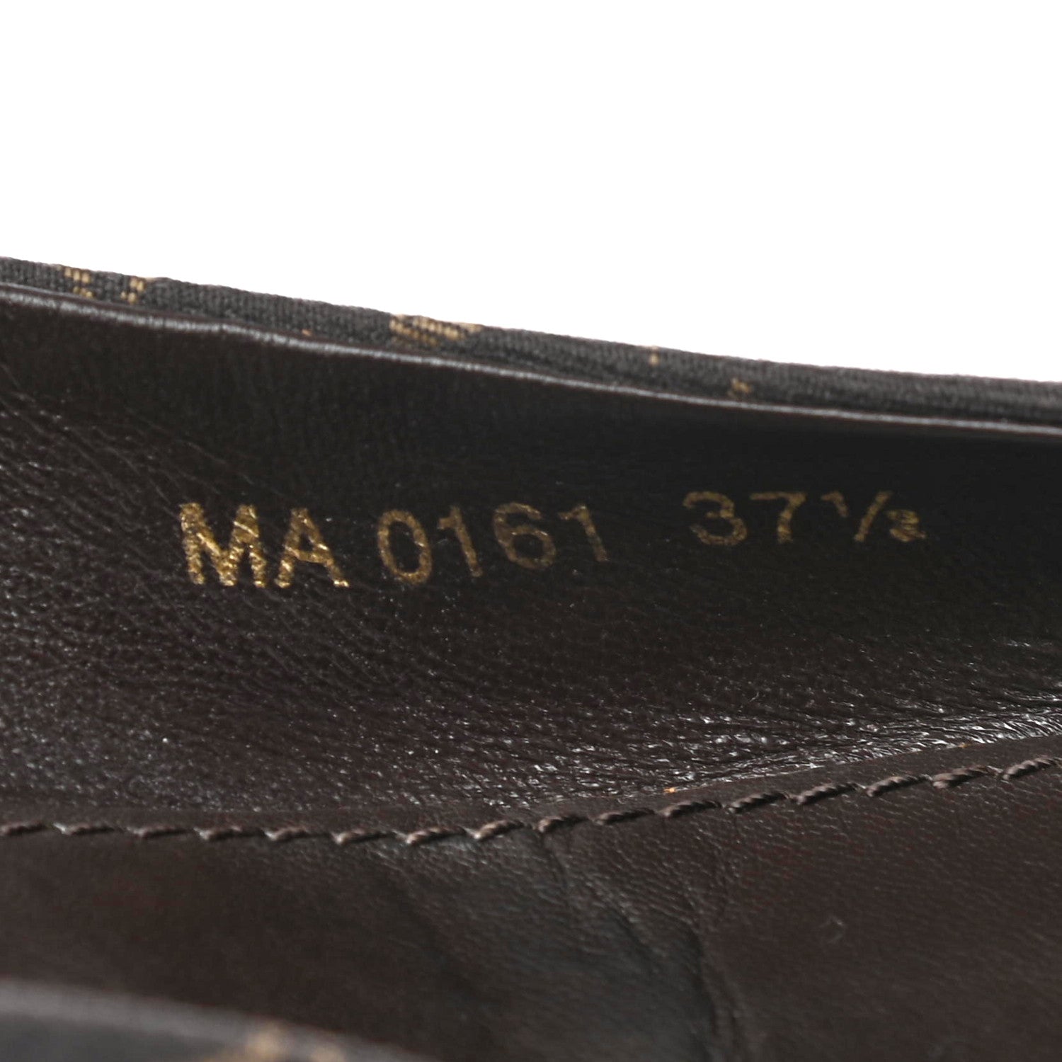 Louis Vuitton Mini Monogram Debbie Ballerina Flats 37.5 Fusain 9 of 11