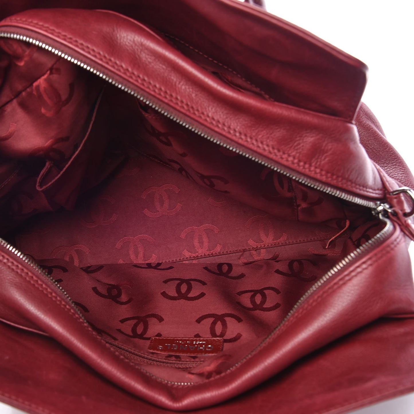 Calfskin CC Bowler Red