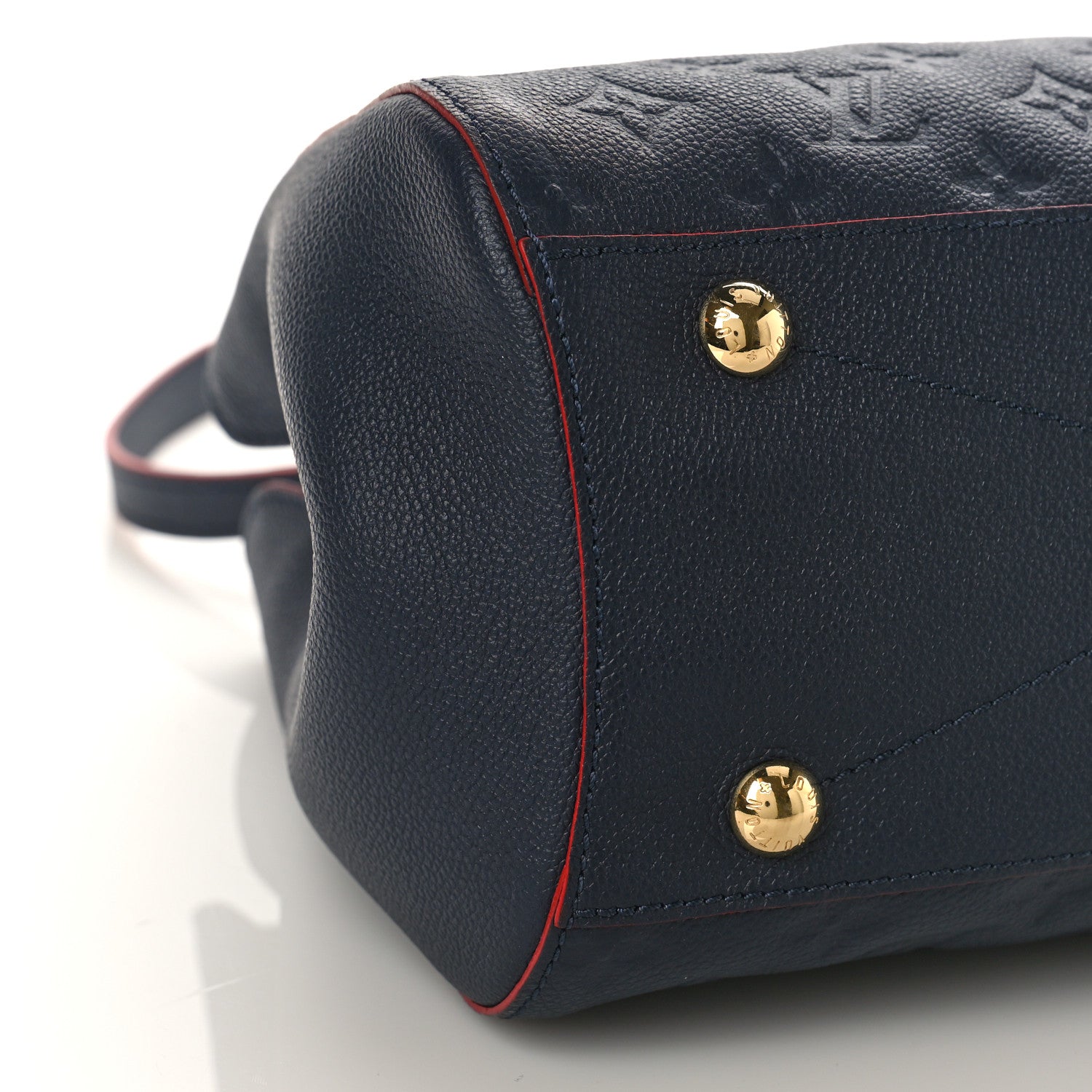 Louis Vuitton Empreinte Montaigne MM Marine Rouge 7 of 8