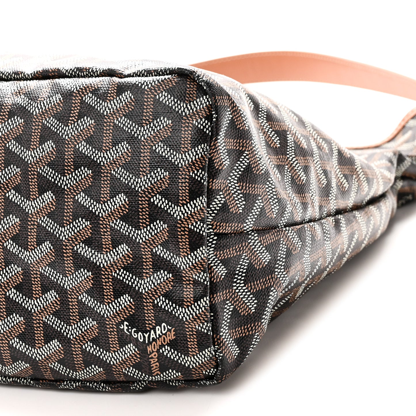Goyardine Boheme Hobo Black Gold