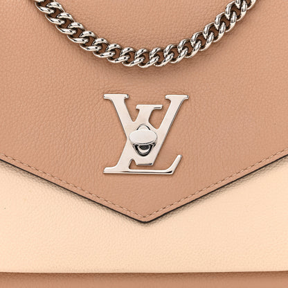 Louis Vuitton Soft Calfskin Mylockme Chain Bag BB Papyrus Creme 8 of 11