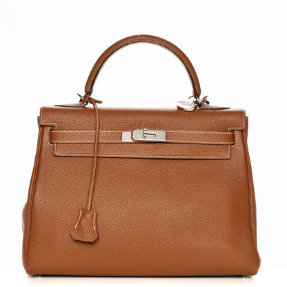 Hermes Togo Kelly Retourne 32 Gold 1 of 32