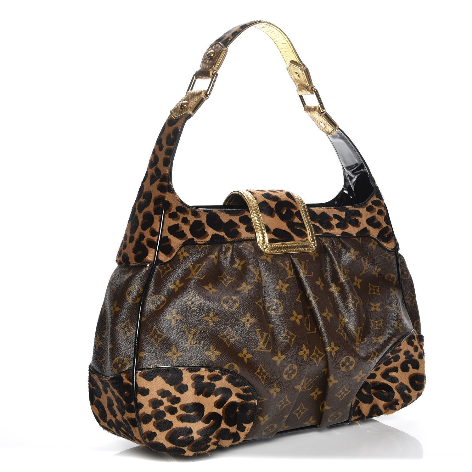 Louis Vuitton Monogram Leopard Polly 3 of 7