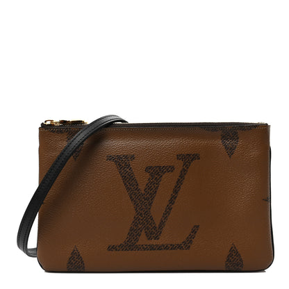 Louis Vuitton Reverse Monogram Giant Double Zip Pochette 1 of 7