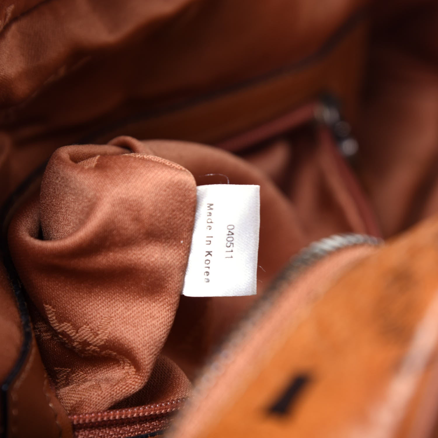 MCM Visetos Satchel Cognac 8 of 12
