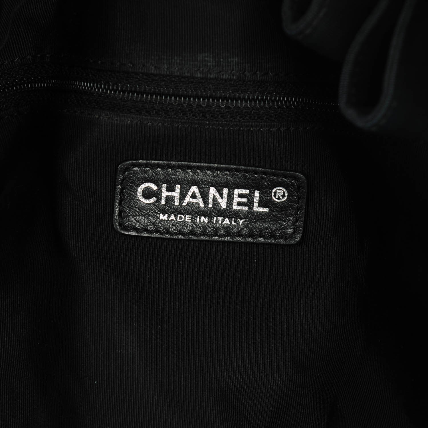 Chanel Vinyl Large Stretch Spirit Cabas Black 6 of 8