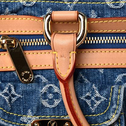 Louis Vuitton Monogram Denim Neo Speedy Blue 8 of 11