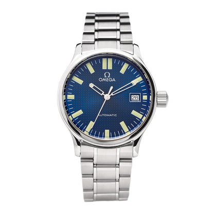 Omega Stainless Steel 36mm Geneva Dynamic Automatic Watch Blue 5203.81 1 of 5