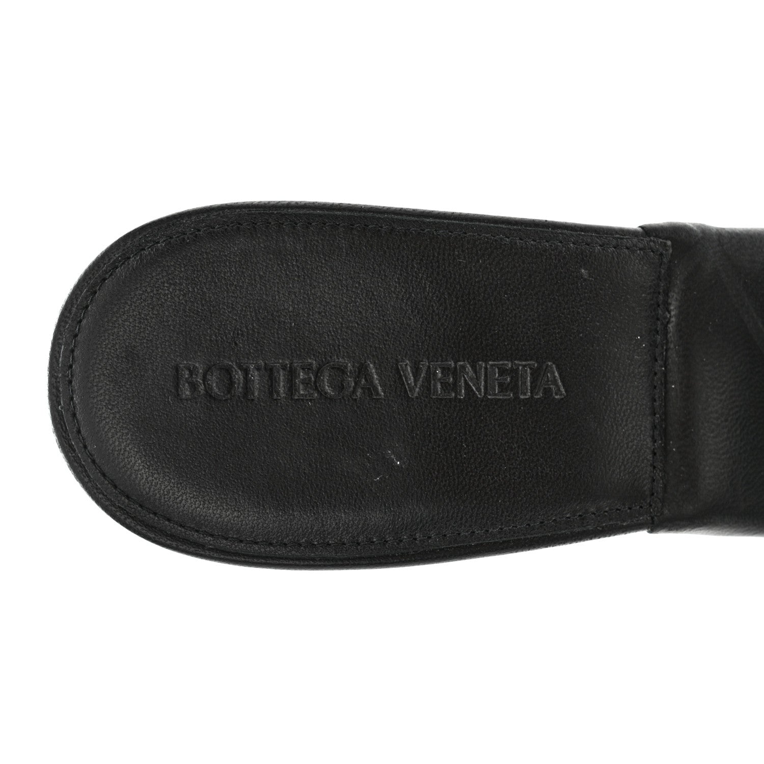 Bottega Veneta Nappa Quilted Rubber Lido Mule Sandals 39 Black 6 of 8