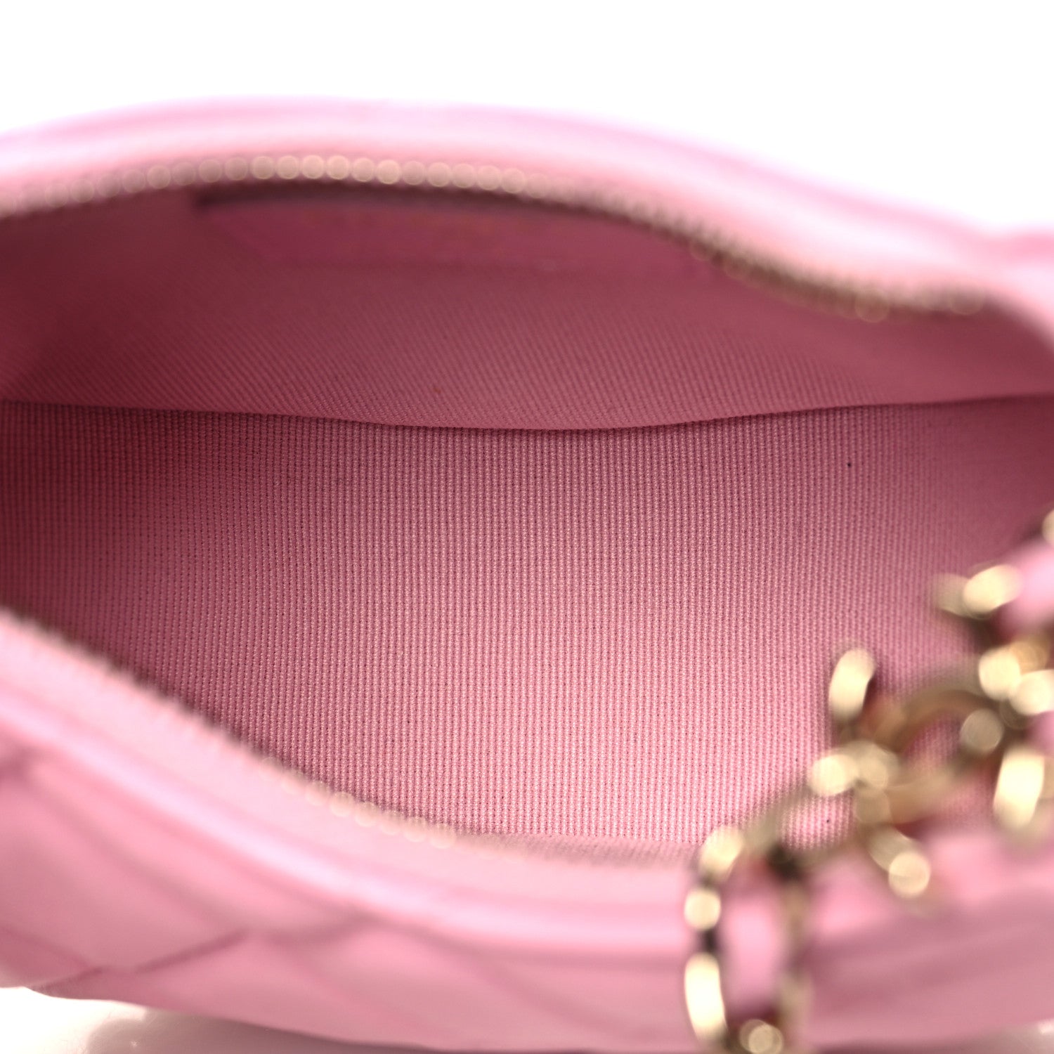 Chanel Lambskin Quilted Mini Chain Around Hobo Pink 5 of 10