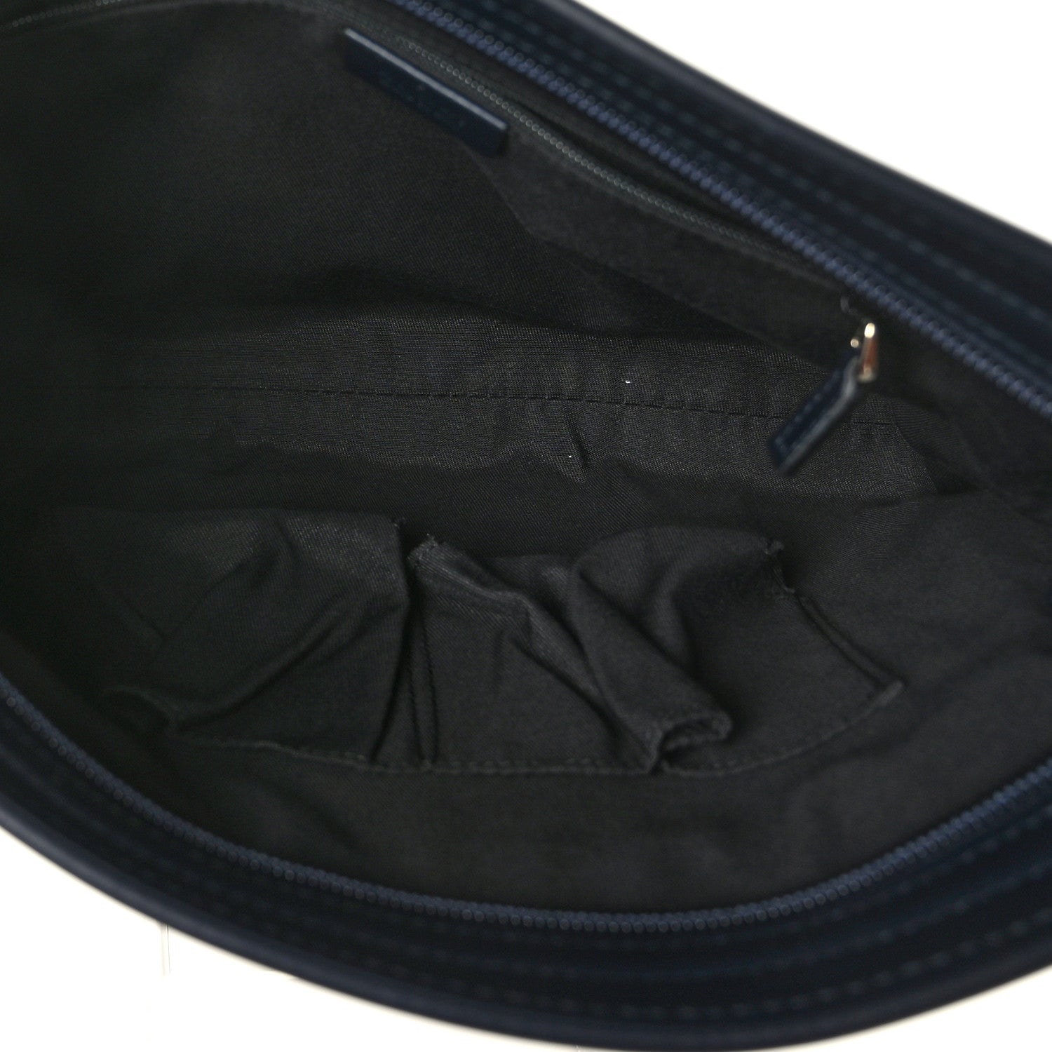 Gucci GG Supreme Monogram Web Flat Messenger Bag Navy 5 of 9